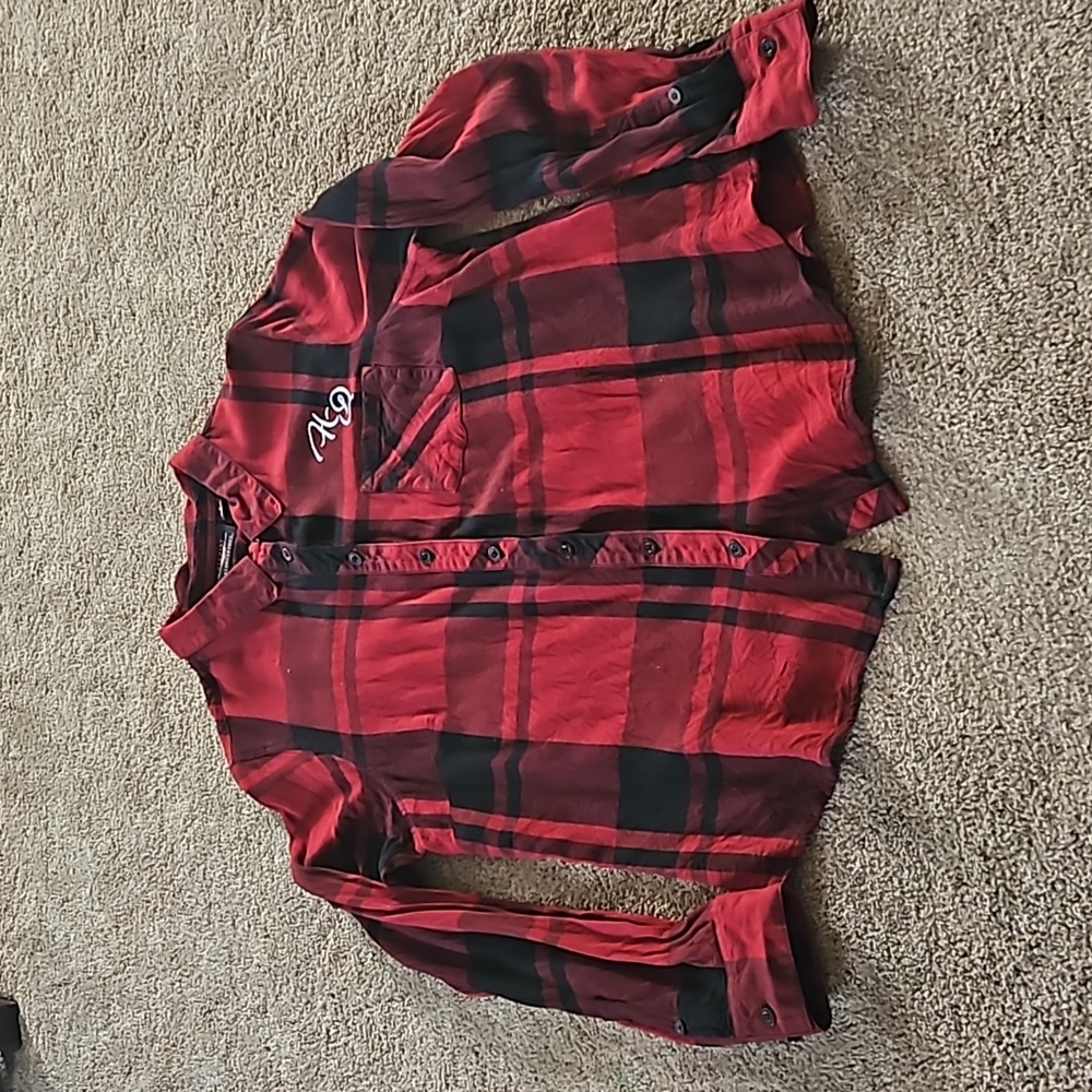 Harley Davidson Women's button down Large